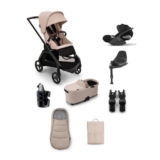 Bugaboo Dragonfly Pushchair Bundle with Cloud T Car Seat & Base – Taupe