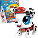 Build-a-Bot: Paw Patrol – Marshall Build Your Own Interactive Paw Patrol Characters Easy Click n Create System 20 Piece STEM Robot Kit for Kids For Ages 3