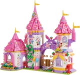 Building Blocks Set,Girls Princess Castle Building Toys with Carriage,Gift for Christmas,Birthday,New Year(1460PCS)