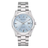Bulova Surveyor 39mm Mens Blue Dial & Stainless Steel Watch