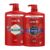Bundle of Old Spice Captain & Deep Sea Mens Shower Gel & Shampoo 1000ml