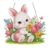 Bunny Diamond Art