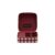 Burgundy Gingham Jewellery Case
