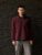 Burgundy Red Quarter Zip Borg Fleece – Free C&C