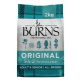 Burns Dry Dog Food: Adult & Senior, Fish & Rice – £8.44 S&S