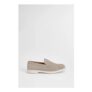 Burton Beige Suede Slip-on Loafers