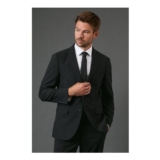 Burton Charcoal Tailored Fit Essential Suit Jacket