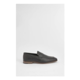 Burton Chocolate Woven Penny Loafers