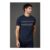 Burton Navy Chest Stripe T-Shirt