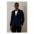 Burton Navy Tailored Fit Peak Collar Tuxedo Jacket
