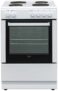 Bush DHBES60WX 60cm Single Electric Cooker – White