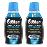 Buster Bathroom Drain Unblocker (Pack of 2 x 300ml) Fast-Acting Sink Unblocker, Dissolves Hair, Sludge & Soap – £4.56