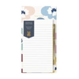 Busy B Magnetic Pad and Pen – Floral, 70 Tear-off Sheets