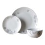 Butterfly White 12 Piece Dinner Set