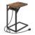 C Shaped Side Table with Charging Station