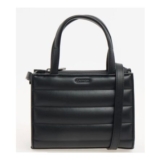 CALVIN KLEIN Black Quilted Mini Tote Bag
