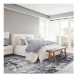 CAROMIO Abstract Rug 200×290 Cm Grey/White Washable Low Pile