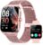 CASCHO Smart Watches for Women, 1.85 HD Smartwatch with 120 Sports Modes/Heart Rate/Sleep Monitor, Fitness Tracker with Bluetooth Calling/Voice Control for Android iOS, Rose Gold 4