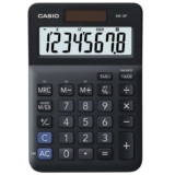 CASIO MS-8F Desk Calculator 8-Digit, Tax, Currency