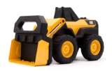 CAT Compact Steel Wheel Loader – 12 Construction Toy with Real Working Loader Arm & Durable Steel Parts