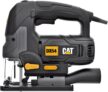 CAT DX54 Jigsaw 750W SDS Quick-Change Variable 800-3000/min 80mm Wood 10mm Steel Cut Aluminium Base LED Light Blower 45 Bevel Includes Blades & Accessories