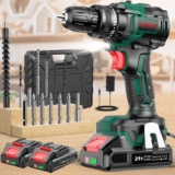 CEEIGO Brushless cordless drill with 2 batteries