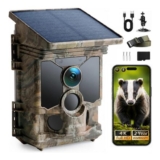 CEYOMUR Solar Wildlife Camera 4K 68MP 30fps WiFi Trail
