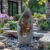 CHARLES BENTLEY 3 Tier Water Feature, UV Resistant, Weather Resistant, Mains Powered, Plug Included, Frost Resistant, Modern, Water Fountain, Built In LED Lights, Bronze, Polyresin (67×27.5x27cm)