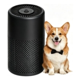 CHIVALZ HEPA Air Purifier for Bedroom, Black, 24dB