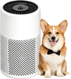 CHIVALZ HEPA Air Purifier for Bedroom,24dB Quiet,White,1Pack3 Modes