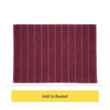 CHRISTY Ambience Bath Mat, Berry Bilberry