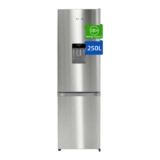 CHiQ JKR250WDSSD 54cm Wide 181cm Tall No Frost Fridge Freezer with Water Dispenser – 250L – Stainless Steel – 2 YR Warranty – Free Install