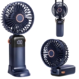 CNMTCCO Handheld Fan 3000 mAh Rechargeable with 5 Speeds Sold by HK-JIANXIN FBA