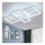 COMELY Ceiling Light Dimmable, 54 W Modern Ceiling Lamp with Remote Control