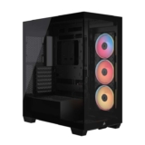 CORSAIR 3500X LX-R RGB iCUE LINK Panoramic Mid-Tower PC Case 3x Pre-Installed LX120-R RGB Fans, Includes iCUE LINK System Hub