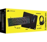 CORSAIR 4 in 1 Gaming Bundle – Corsair HARPOON Mouse Corsair K55 Keyboard Corsair HS35 Headset Mat(Free C&C)