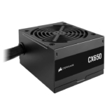 CORSAIR CX650 80 PLUS Bronze Non Modular Low-Noise ATX 650 Watt Power Supply – UK – Black