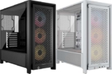 CORSAIR FRAME 4000D RS ARGB Modular Mid-Tower ATX PC Case – White £75.99 ( 3x Pre-Installed RS ARGB Fans / Prime )