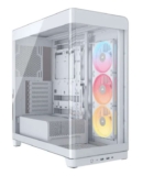 CORSAIR Frame 4500X LX-R RGB LINK White Tempered Glass Modular Mid Tower PC Case