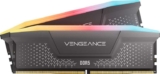 CORSAIR VENGEANCE RGB RS DDR5 RAM 16GB (2x8GB) Up to 6000MHz CL36-44-44-96 1.35V AMD EXPO Intel XMP Grey (CMG16GX5M2E6000Z36)