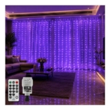 CORST 2M X 2M 204LED UV Curtain Lights with Remote