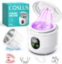 COSLUS C60 Ultrasonic Retainer Cleaner Machine, 45kHz Sonic Dental Cleaner
