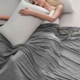 COVACURE Cooling Blanket – 170 x 130cm – Light Blue / Purple – Prime Price – Sold by DYS-EU FBA
