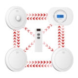 CPVAN Wireless Interlinked Smoke, Heat & CO Alarm Bundle 41