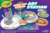 CRAYOLA Spin N Spiral Art Station 2-in-1 Art Station with Storage Create Spiro Art and Spin Inky Designs Ages 6
