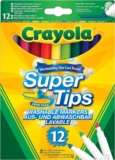 CRAYOLA Super Tips Markers, Coloring Book Markers, 20 count
