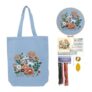 CREAWONDER Hand Embroidery Kit for Bags, Beginners