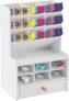 CROWNSHOP Desk Organiser Multifunctional Marker Organiser with Drawer Desk Supplies Office Marker Storage for Office School and Home