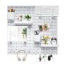 CROWNSHOP Pegboard Set 2828cm, 4 Panels, 20 Accessories