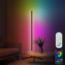 CROWNSHOP RGB Floor Lamp16 Million Colors APP ControlModern Standing Lamp Dimmable 6 Lighting Modes Bluetooth Smart Corner Atmosphere Light for Bedroom Living Room Gaming Room